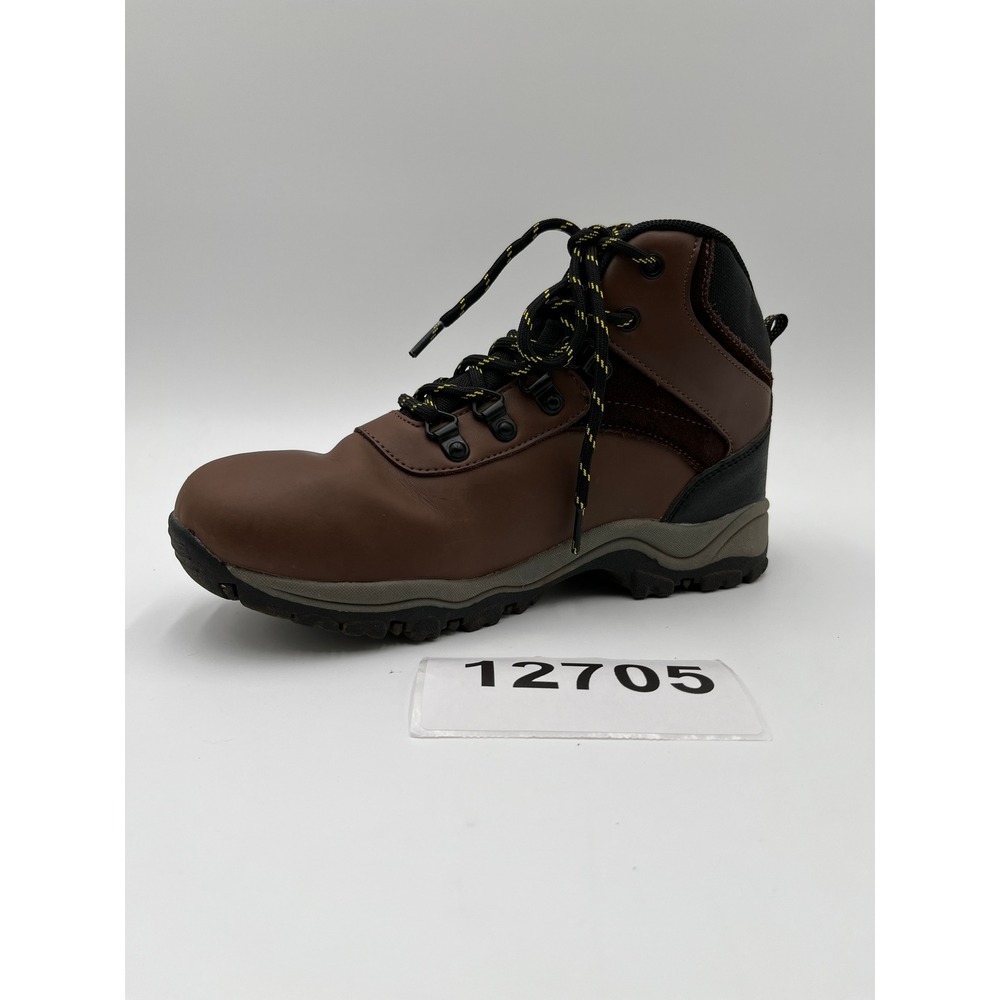 Magellan Outdoors Hiking Boots Boys 6D Brown Waterproof Leather YFWMFYC1139 - Picture 9 of 15